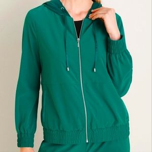 Chico's Zenergy Jasper Satin Mix Jacket Size 4 (22/24W)